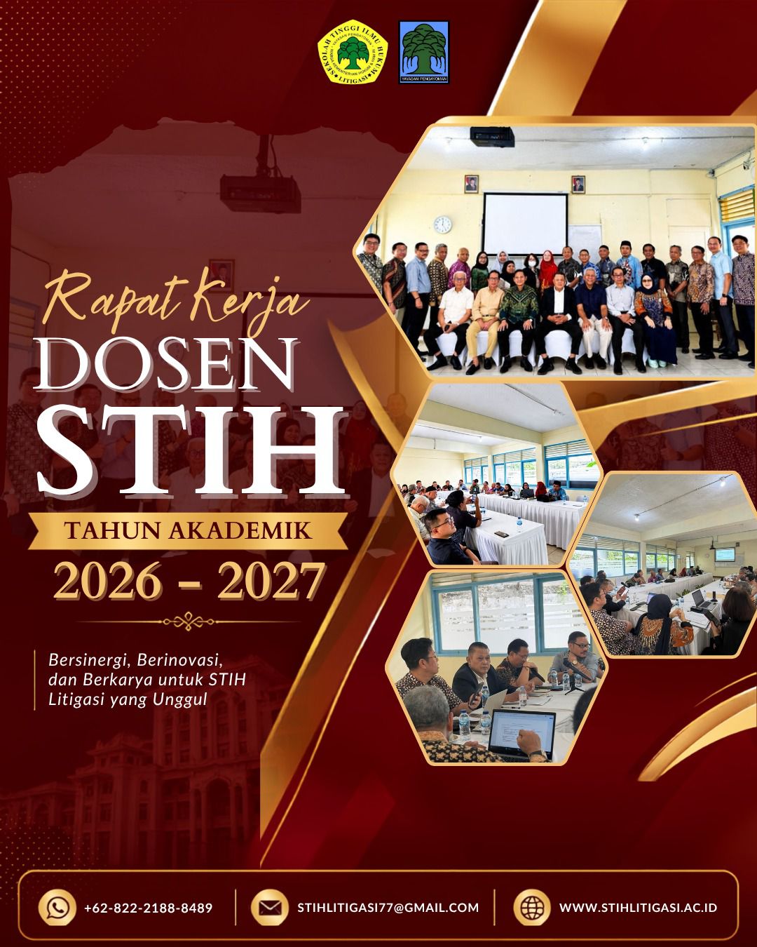 STIH Litigasi Gelar Rapat Koordinasi Dosen Sambut Semester Ganjil T.A. 2026/2027